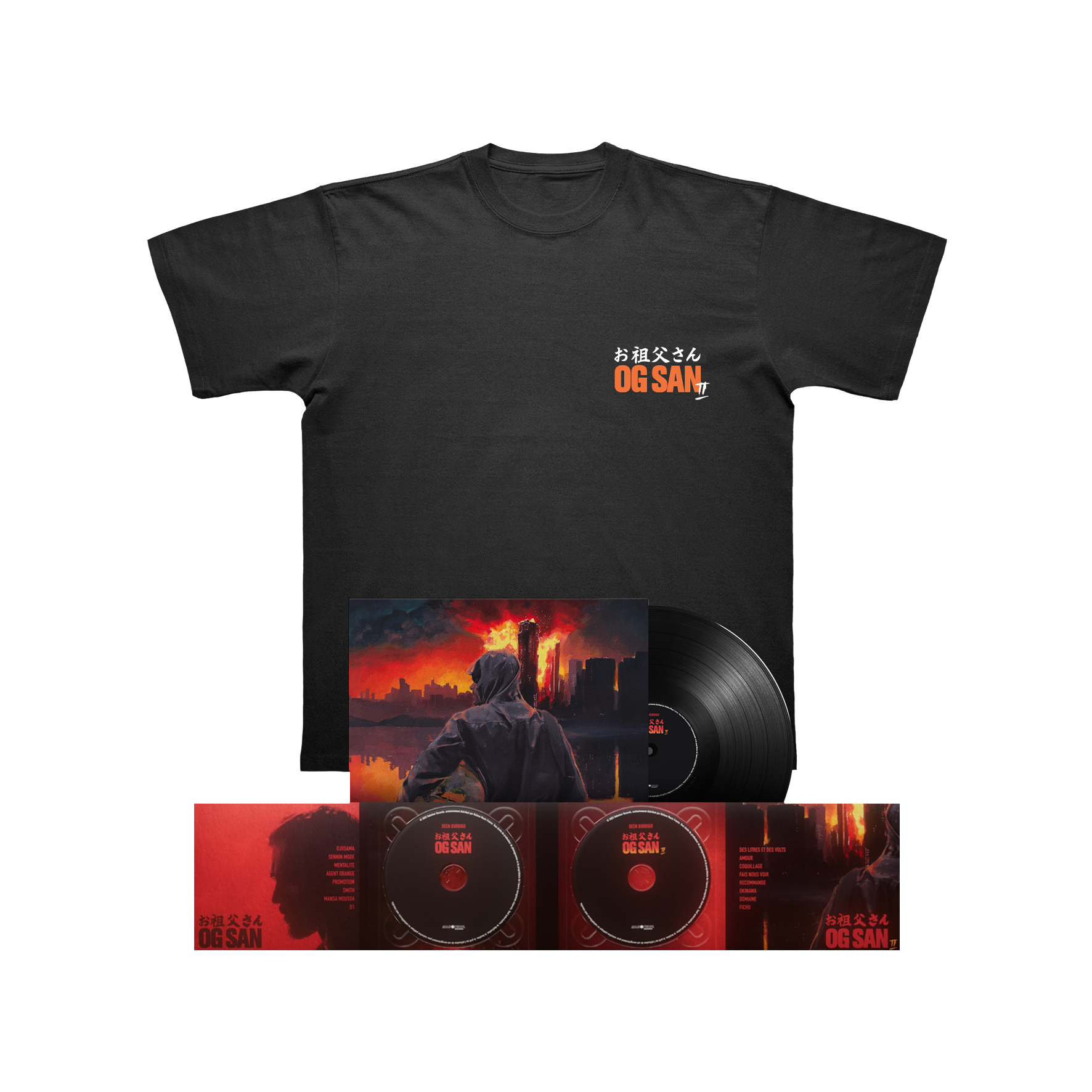 VINYLE + DOUBLE CD + T-SHIRT