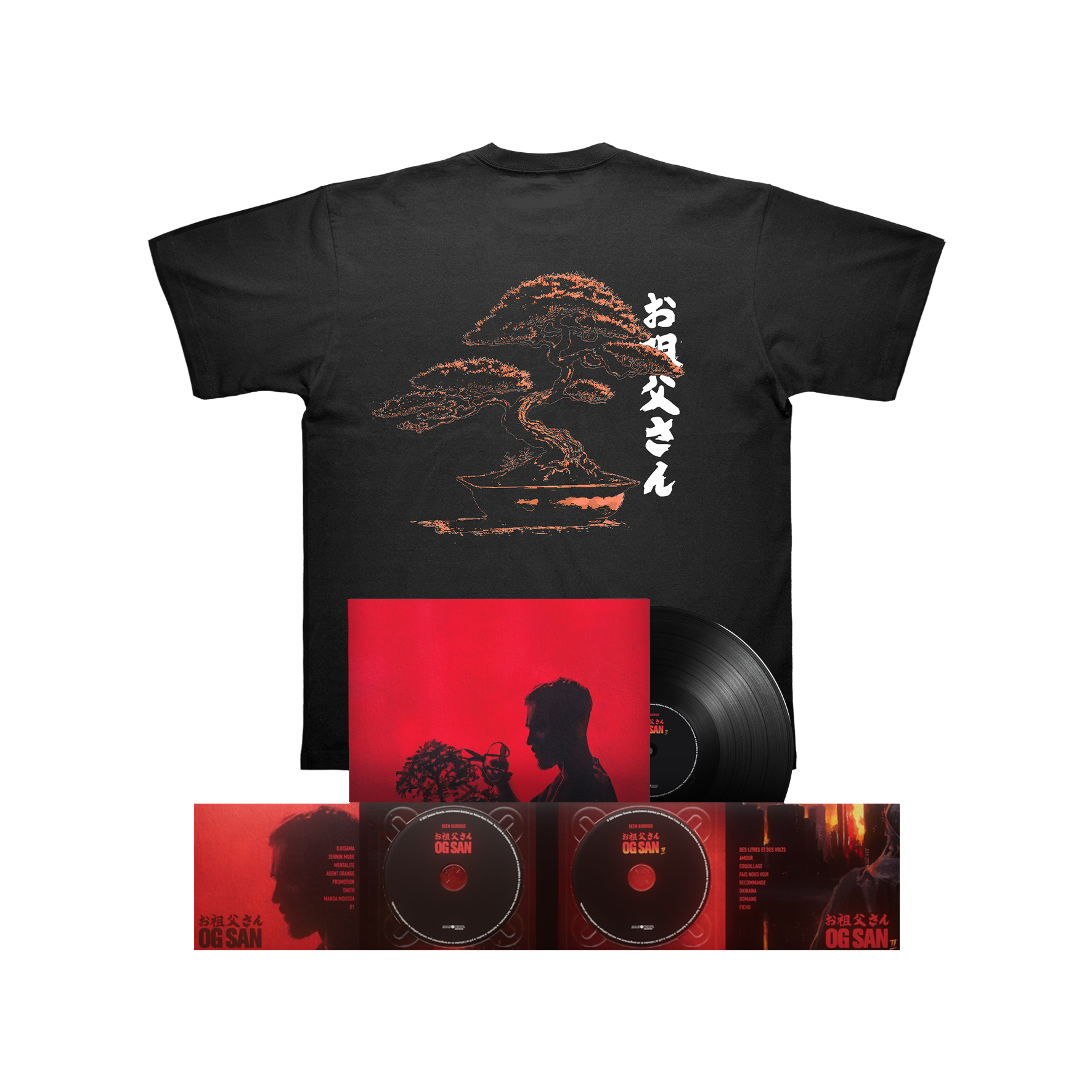 VINYLE + DOUBLE CD + T-SHIRT